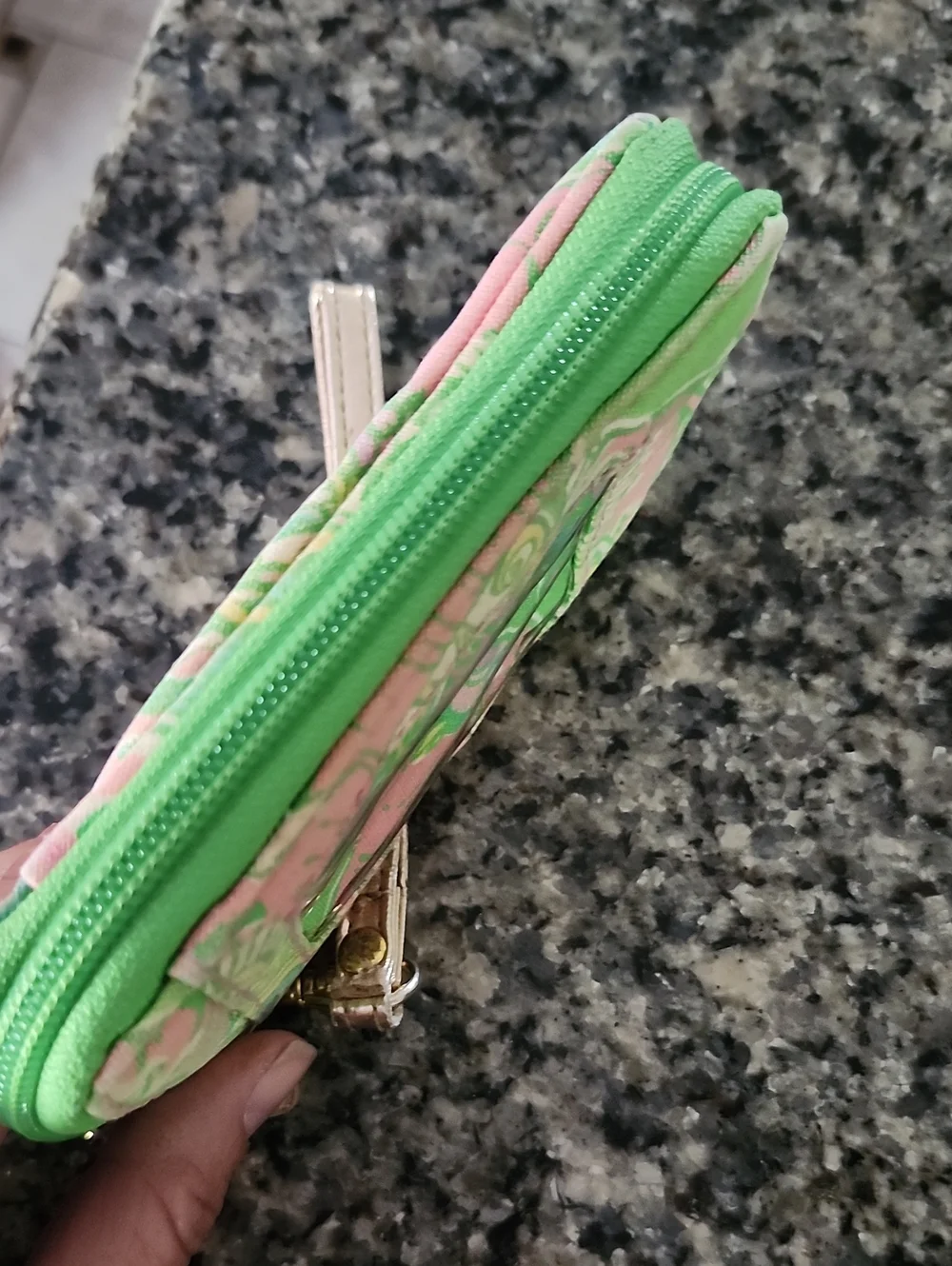 Lilly Pulitzer compact wristlet